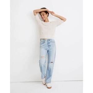 Madewell The Dadjean in Millman Wash: Ripped Edition